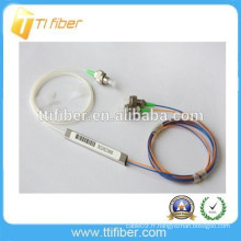 Type de tube en acier SC APC 1x2 PLC diviseur de fibres optiques